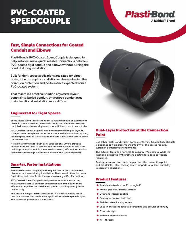 SpeedCouple Brochure