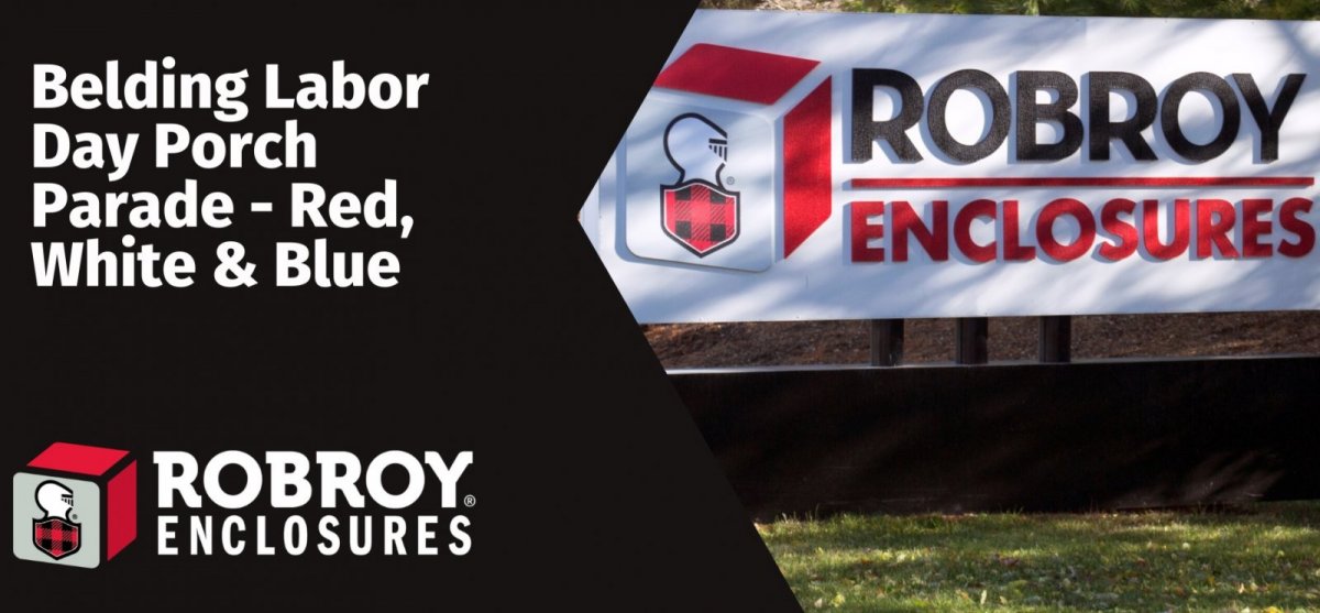 Robroy Enclosures Sponsors City Of Belding's “Red, White & Blue Porch