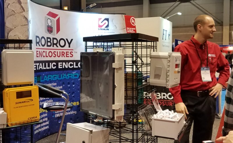 Robroy Enclosures™ team members  exhibiting at AHR Expo in Chicago