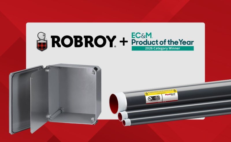 Stahlin Diamond Shield SpeedPanel and Plasti-Bond ETL Verified Aluminum Conduit Bring Home Category Wins in the 2026 EC&M Product of the Year Awards